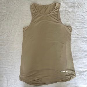Grand AC Beige Athletic Tank